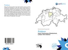 Bookcover of Puidoux