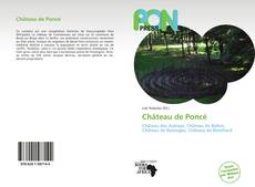 Capa do livro de Château de Poncé 