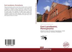 Bookcover of East Lansdowne, Pennsylvania