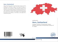 Buchcover von Horn, Switzerland