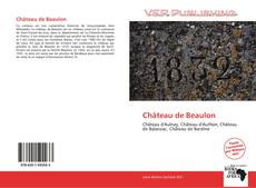 Capa do livro de Château de Beaulon 