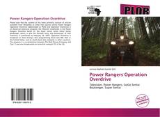 Capa do livro de Power Rangers Operation Overdrive 