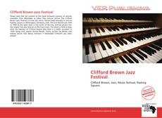 Capa do livro de Clifford Brown Jazz Festival 