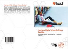 Bookcover of Horton High School (Nova Scotia)