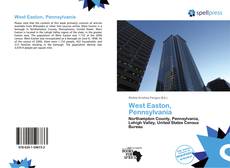 Bookcover of West Easton, Pennsylvania