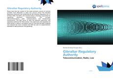 Capa do livro de Gibraltar Regulatory Authority 
