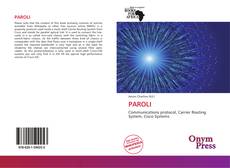 Bookcover of PAROLI