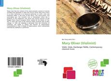 Buchcover von Mary Oliver (Violinist)