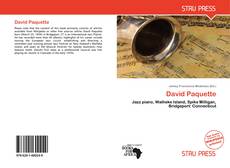 Bookcover of David Paquette