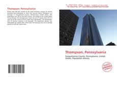 Thompson, Pennsylvania kitap kapağı
