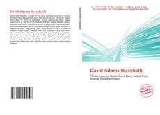 Capa do livro de David Adams (baseball) 