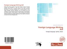Foreign Language Writing Aid kitap kapağı