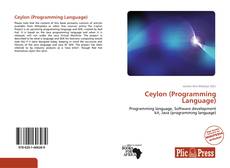 Couverture de Ceylon (Programming Language)