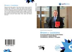 Buchcover von Brown v. Louisiana