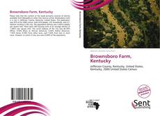 Portada del libro de Brownsboro Farm, Kentucky