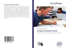 Couverture de European Graduate School