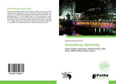 Capa do livro de Vanceburg, Kentucky 