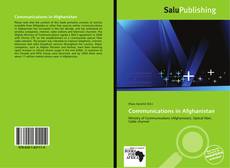 Couverture de Communications in Afghanistan