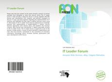 Capa do livro de IT Leader Forum 
