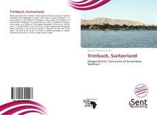 Capa do livro de Trimbach, Switzerland 