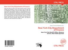 Copertina di New York City Department of Finance