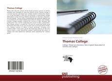 Buchcover von Thomas College