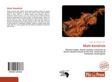 Bookcover of Matt Kendrick