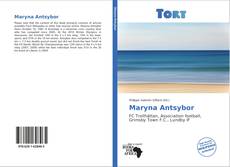 Bookcover of Maryna Antsybor