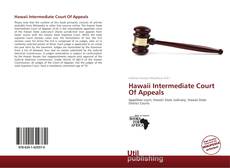 Buchcover von Hawaii Intermediate Court Of Appeals