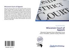 Portada del libro de Wisconsin Court of Appeals