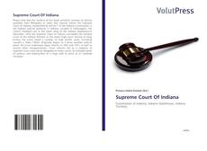 Buchcover von Supreme Court Of Indiana
