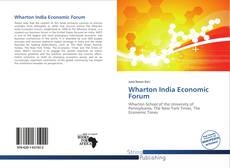 Buchcover von Wharton India Economic Forum