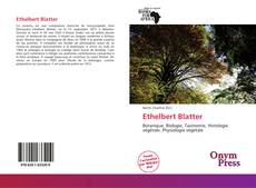 Capa do livro de Ethelbert Blatter 