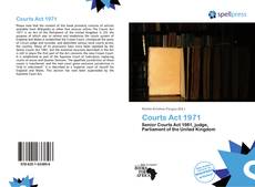 Bookcover of Courts Act 1971