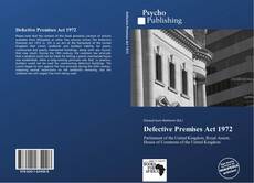 Couverture de Defective Premises Act 1972