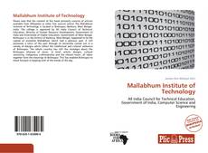 Capa do livro de Mallabhum Institute of Technology 