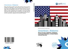 Bookcover of Uniontown, Alabama