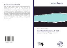 Bookcover of Sex Discrimination Act 1975