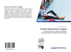 Capa do livro de French University in Egypt 