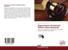 Buchcover von Department of Internal Affairs (New Zealand)