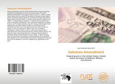 Capa do livro de Solomon Amendment 