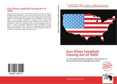 Couverture de Gun Show Loophole Closing Act of 2009
