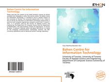 Bahen Centre for Information Technology kitap kapağı