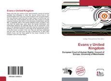 Обложка Evans v United Kingdom