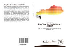 Обложка Iraq War De-Escalation Act Of 2007