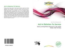 Portada del libro de Act In Relation To Service