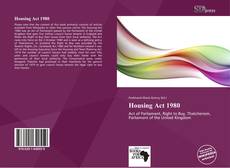 Bookcover of Housing Act 1980