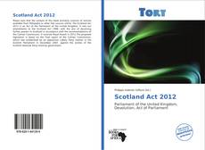 Bookcover of Scotland Act 2012