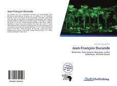 Capa do livro de Jean-François Durande 