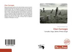 Capa do livro de Clan Carnegie 